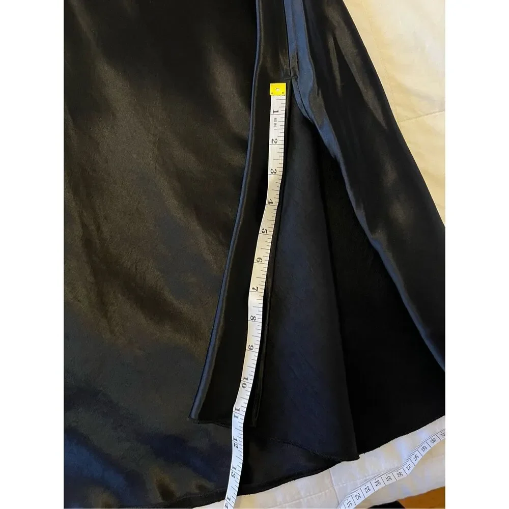 Arket Black Satin Midi Skirt - Picture 14 of 15